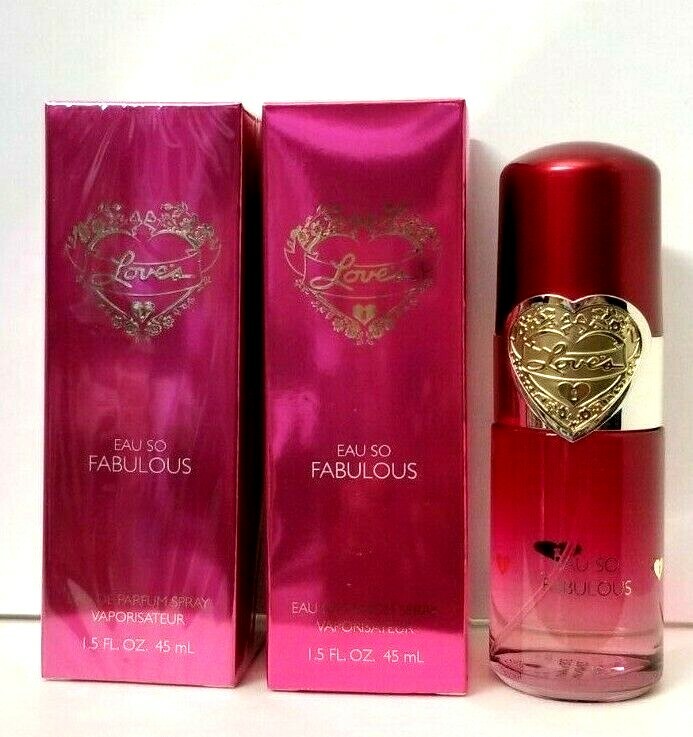 2 pk DANA Love\'s EAU SO FABULOUS eau de parfum 1.5 oz ea NEW SEALED