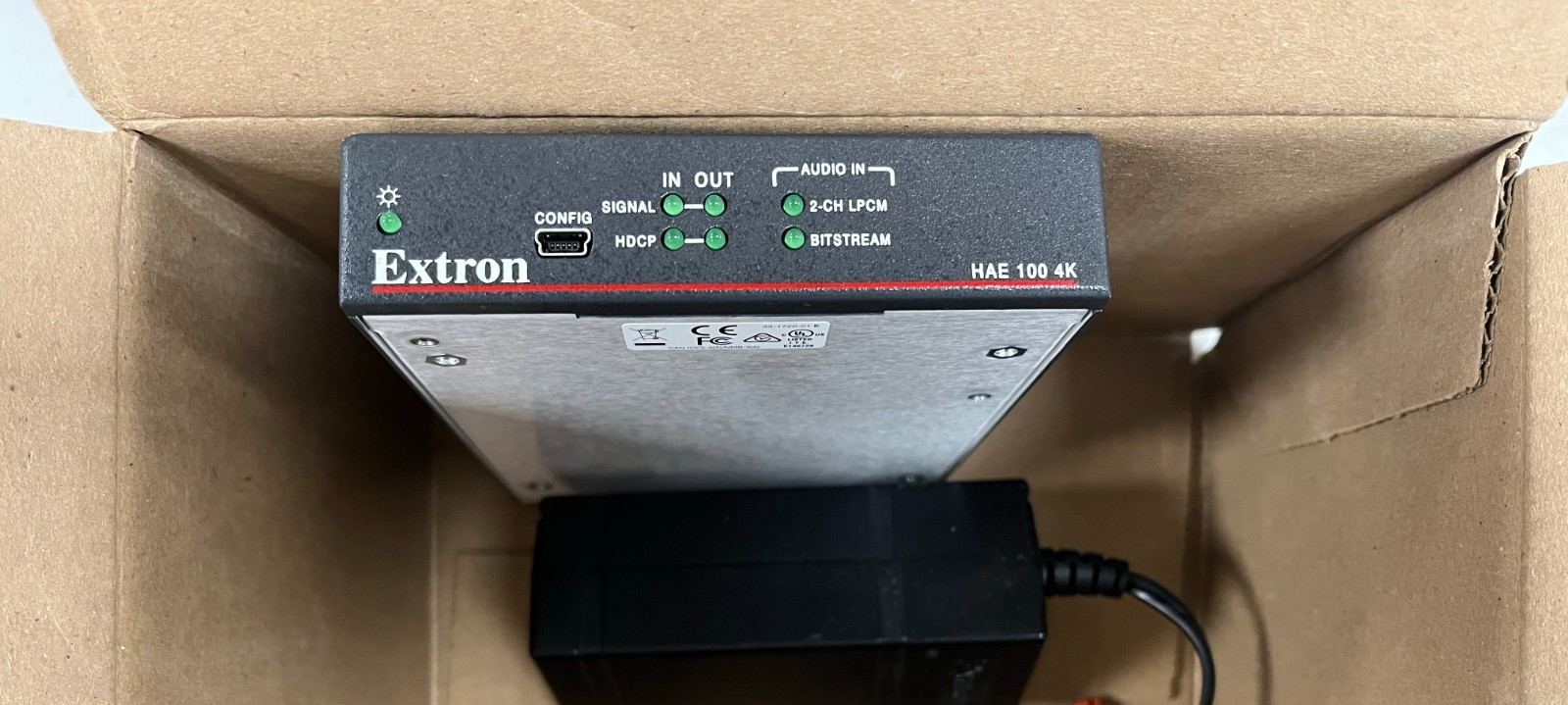 Extron HAE 100 4K HDMI Audio De-Embedder Audio Extractor 4K Signal Processor Extron HAE 100 4K HDMI Audio De-Embedder Audio Extractor 4K Signal Processor