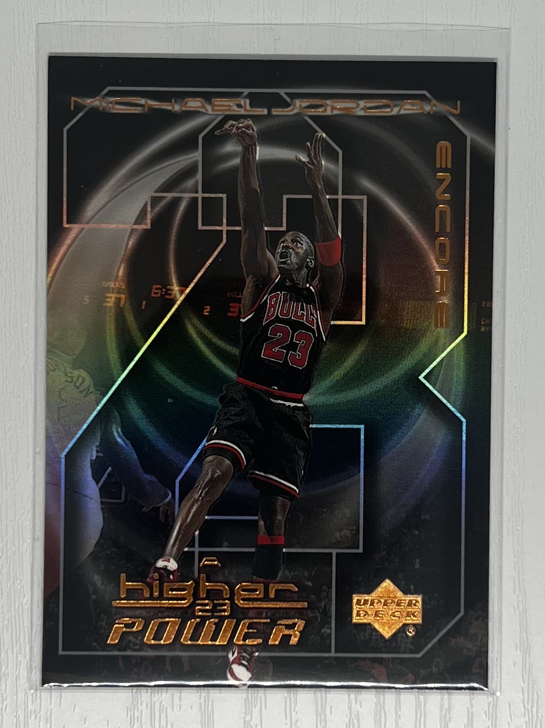 1999-00 Upper Deck Encore Michael Jordan MJ A Higher Power #MJ6 RARE 1999-00 Upper Deck Encore Michael Jordan MJ A Higher Power #MJ6 RARE