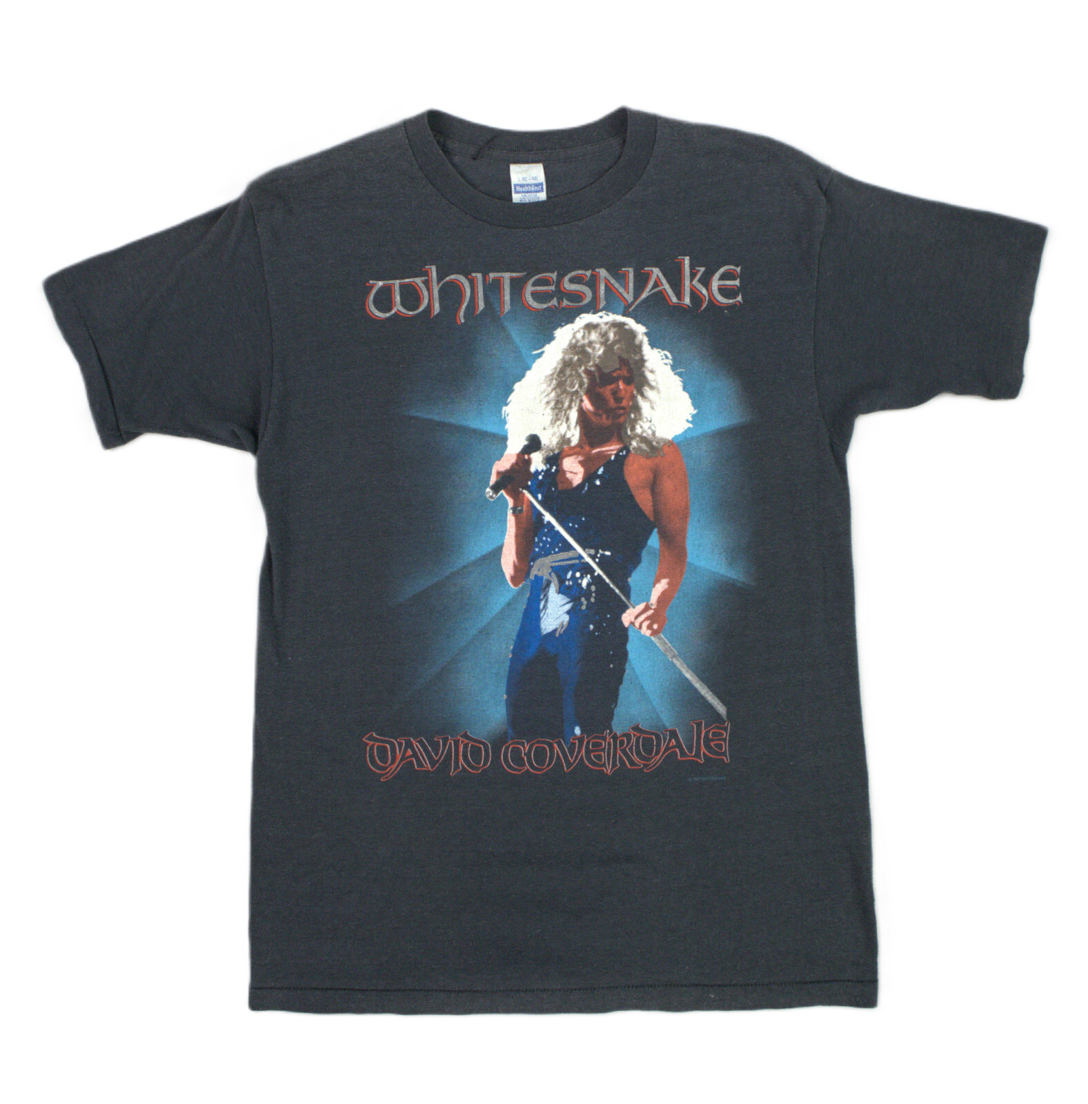 Vintage 1987 USA S M L 50/50 WHITESNAKE David Coverdale Band T Shirt Single Stch