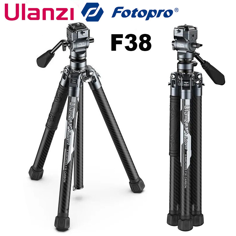 Ulanzi Fotopro X-Aircross F38 Quick Release Carbon Fiber Travel Tripod Ball Head