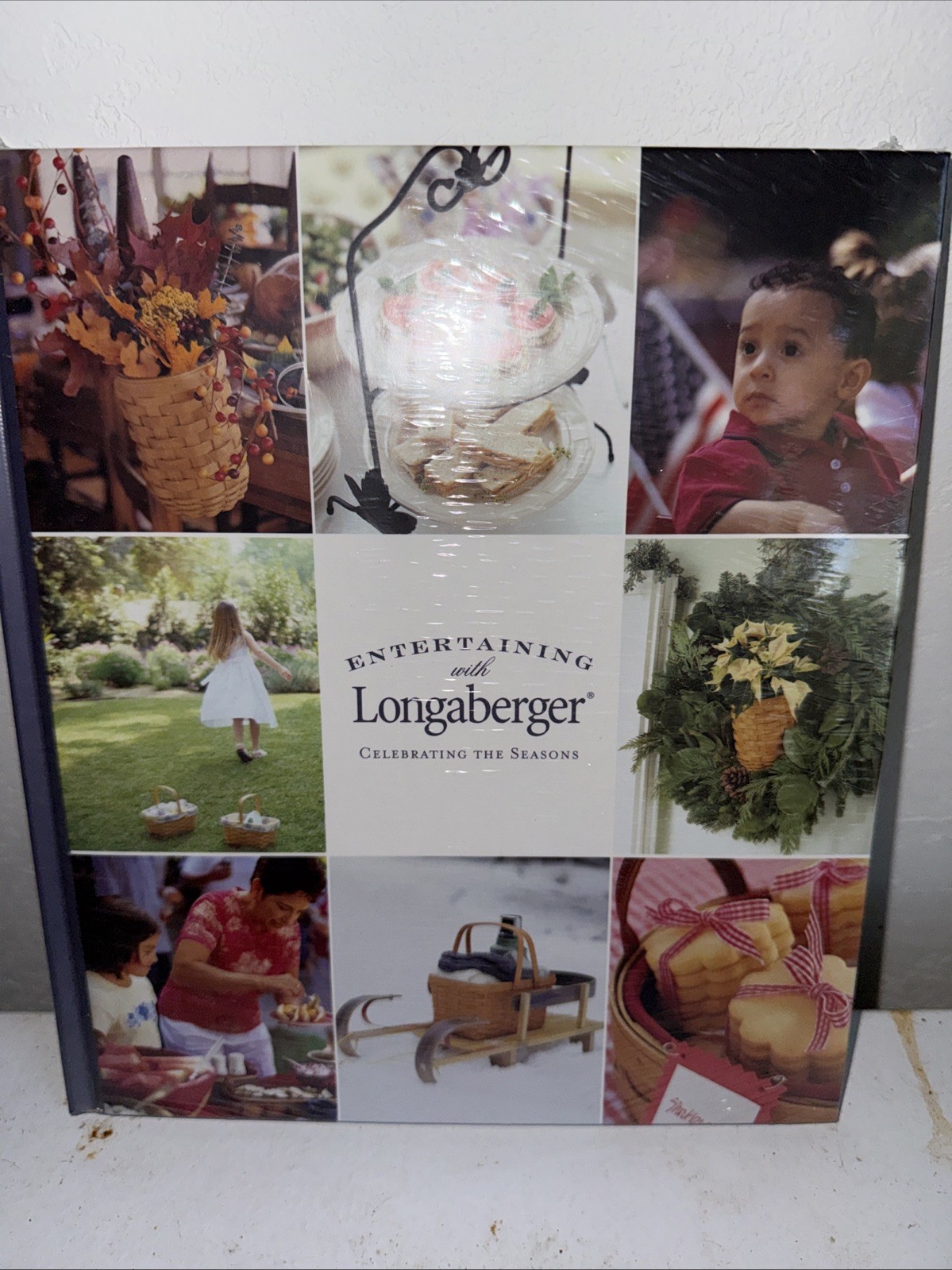 ENTERTAINING WITH LONGABERGER CELEBRATING THE SEASONS Hardback Book ENTERTAINING WITH LONGABERGER CELEBRATING THE SEASONS Hardback Book