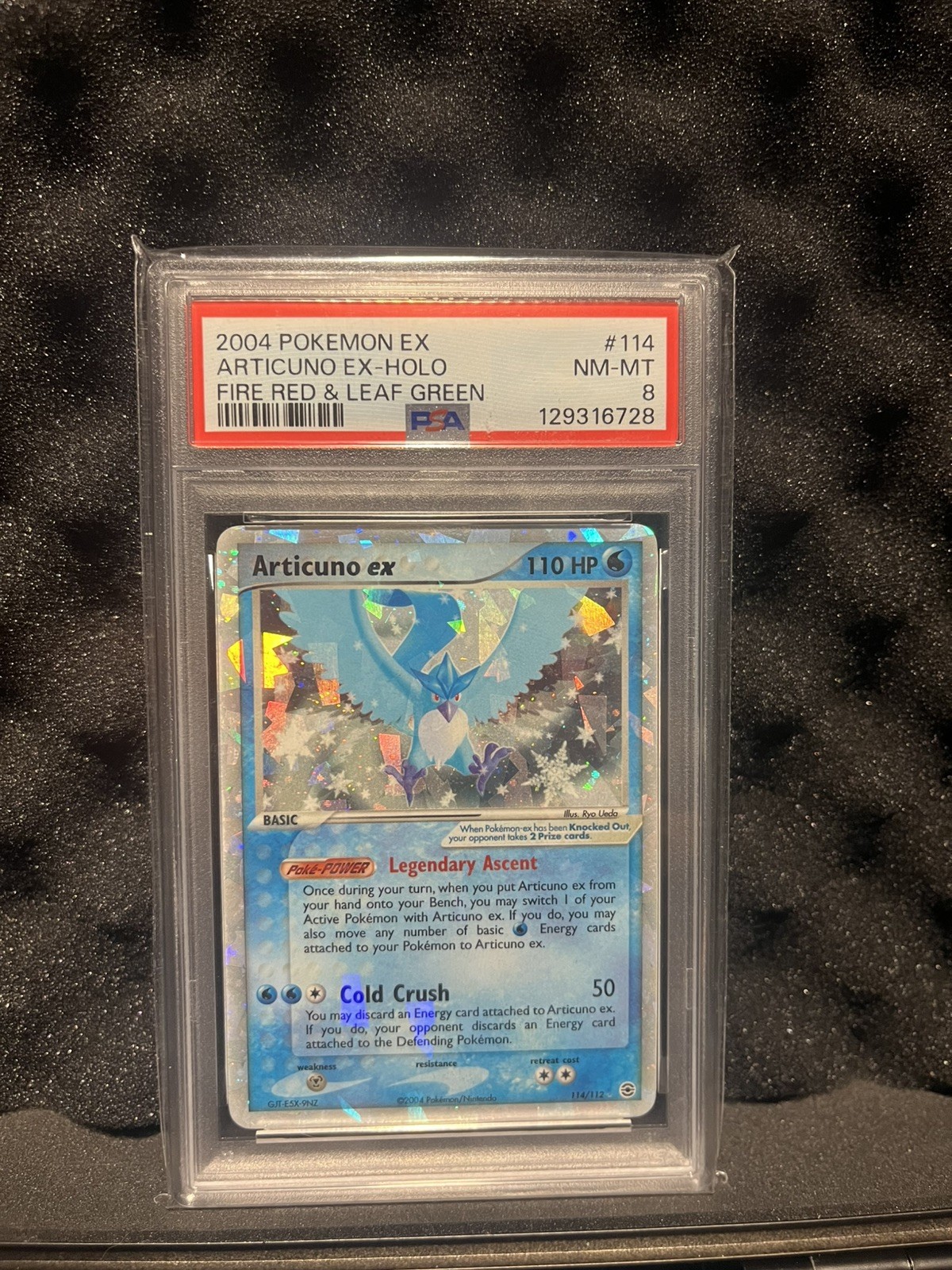 Articuno EX Holo 114 Fire Red & Leaf Green Pokemon PSA 8