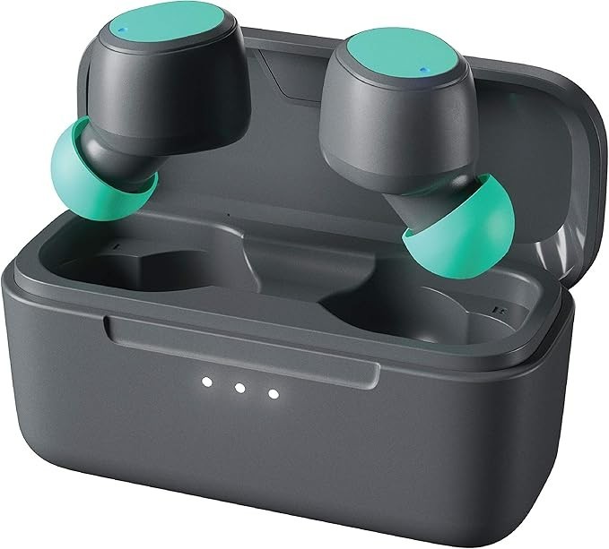 VINYL by Skullcandy True Wireless Bluetooth Earbuds Grey/Teal - Brand New in Box