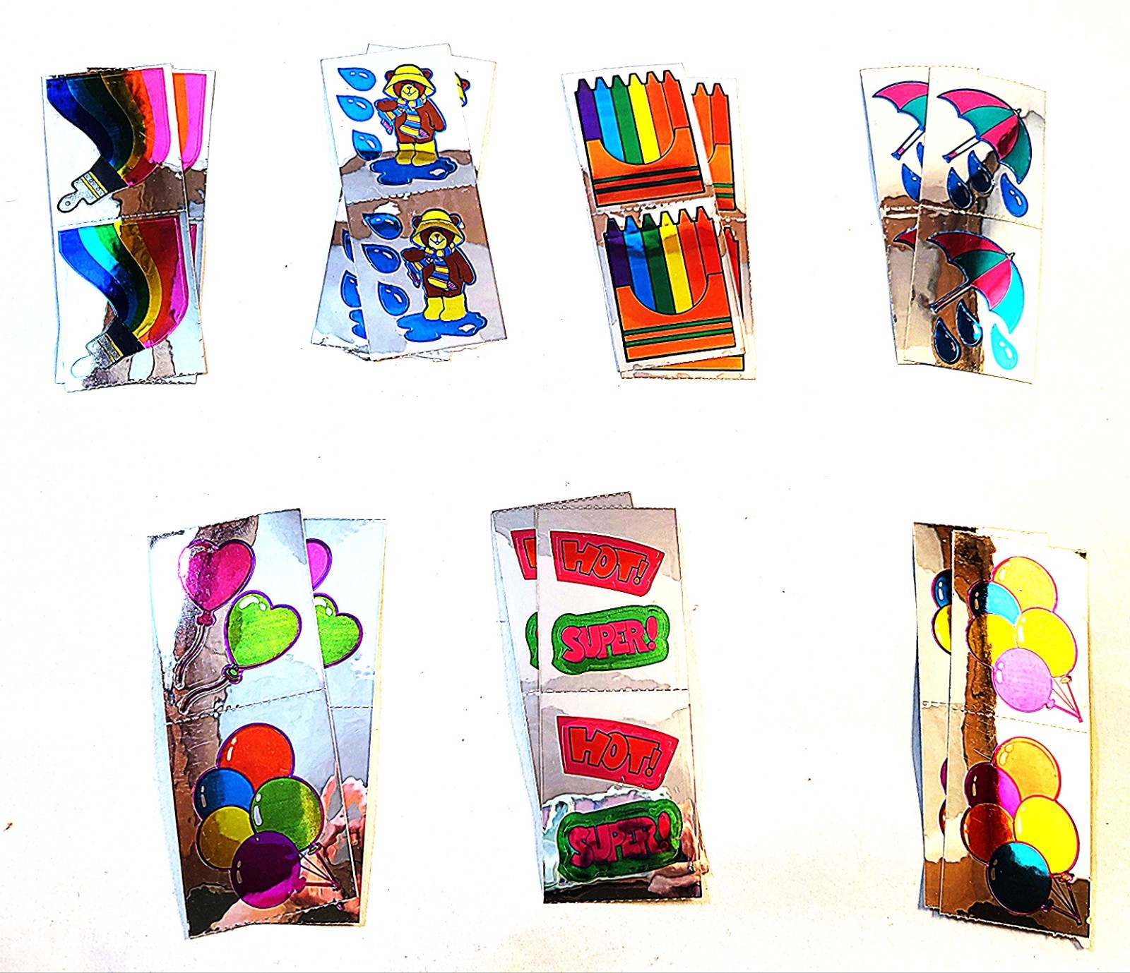 Vintage Stickers Hambly Studios Foil Mylar Sticker Mod 80s