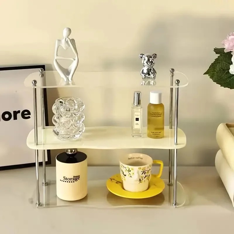 πͺ 2-3 Layer Acrylic Desktop Storage Organizer β Modern Multi-Purpose Rack for B πͺ 2-3 Layer Acrylic Desktop Storage Organizer β Modern Multi-Purpose Rack for B