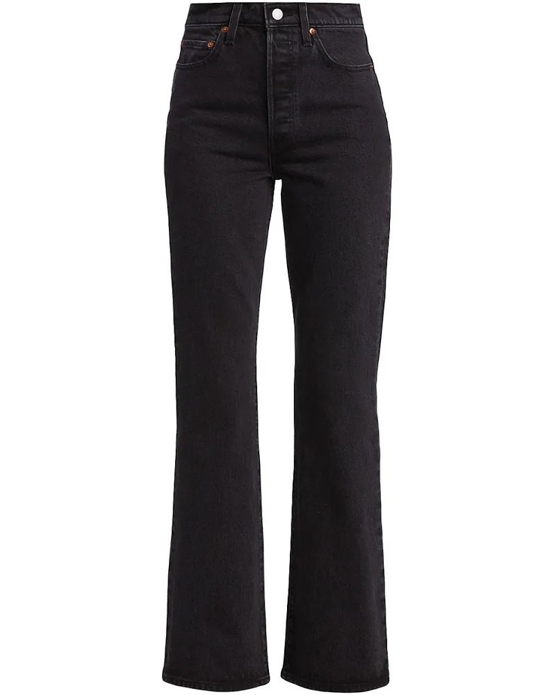 Levi\'s Premium Jeans Women\'s Black Ribcage Bootcut | Size 28x33