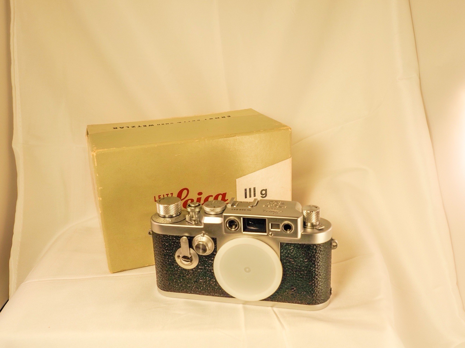 Leica IIIg Silver Vintage Rangefinder Camera Body w/ Box Ernst Leitz Wetzlar