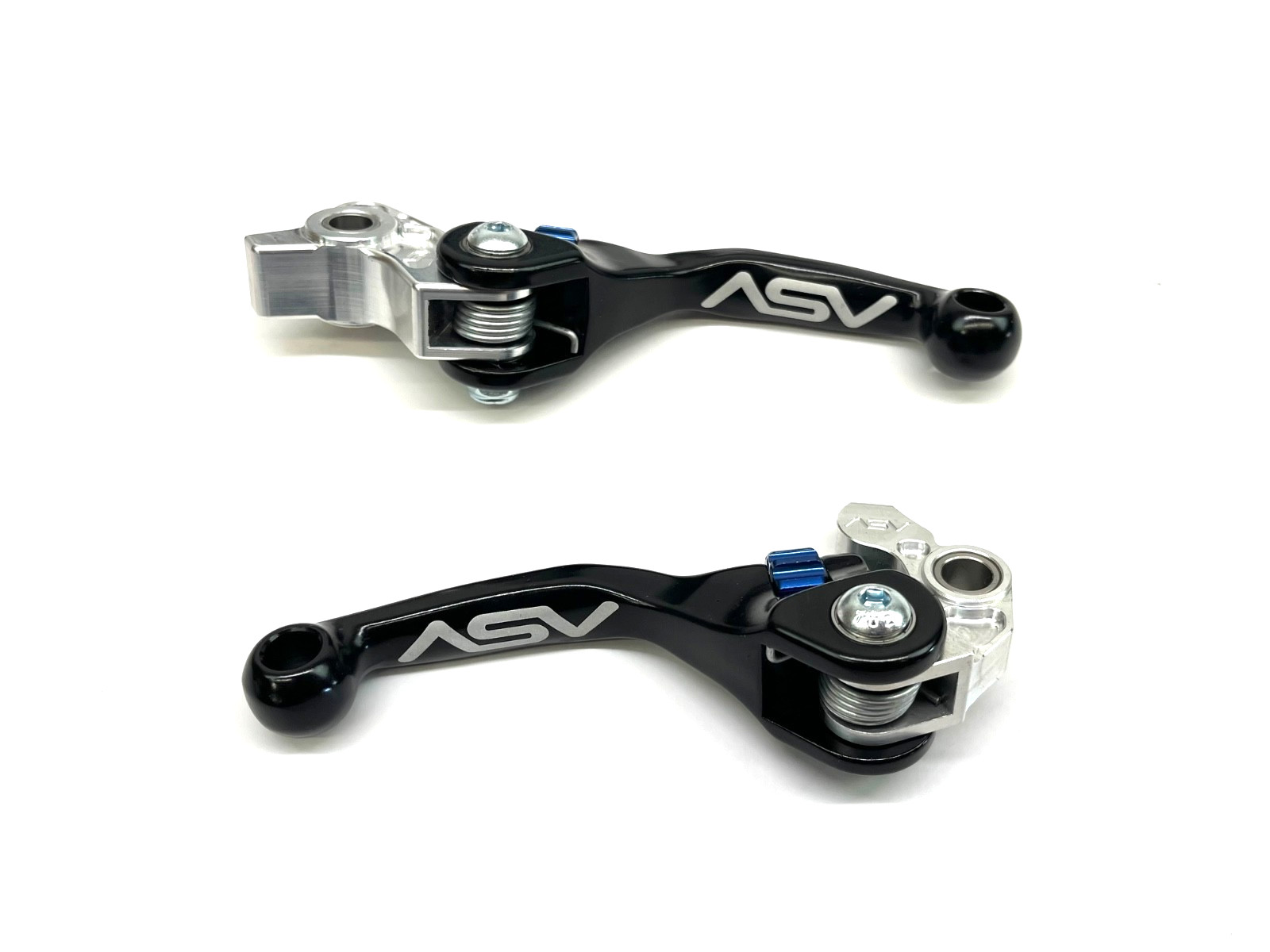 ASV F4 Clutch & Brake Levers Pair Pack Black/Blue For 2026 Yamaha YZ450F NEW