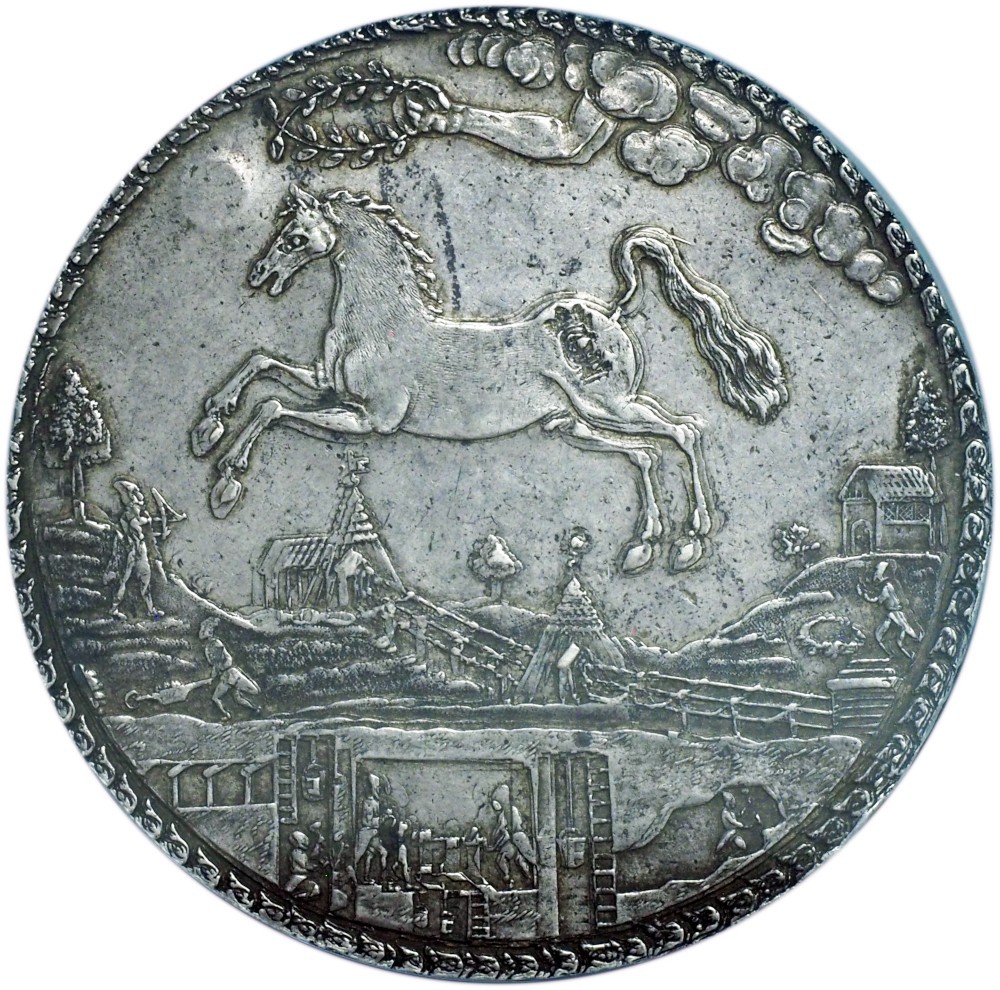 1664-LW Germany Brunswick-Wolfenbuttel-Celle 3 Taler AU55 NGC, Incredibly Rare 1664-LW Germany Brunswick-Wolfenbuttel-Celle 3 Taler AU55 NGC, Incredibly Rare