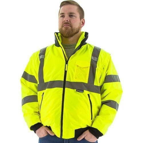NWOT Majestic 75-1381 Hi-Vis 8-in-1 Class 3 Waterproof Bomber Size 5X $120 K357 NWOT Majestic 75-1381 Hi-Vis 8-in-1 Class 3 Waterproof Bomber Size 5X $120 K357