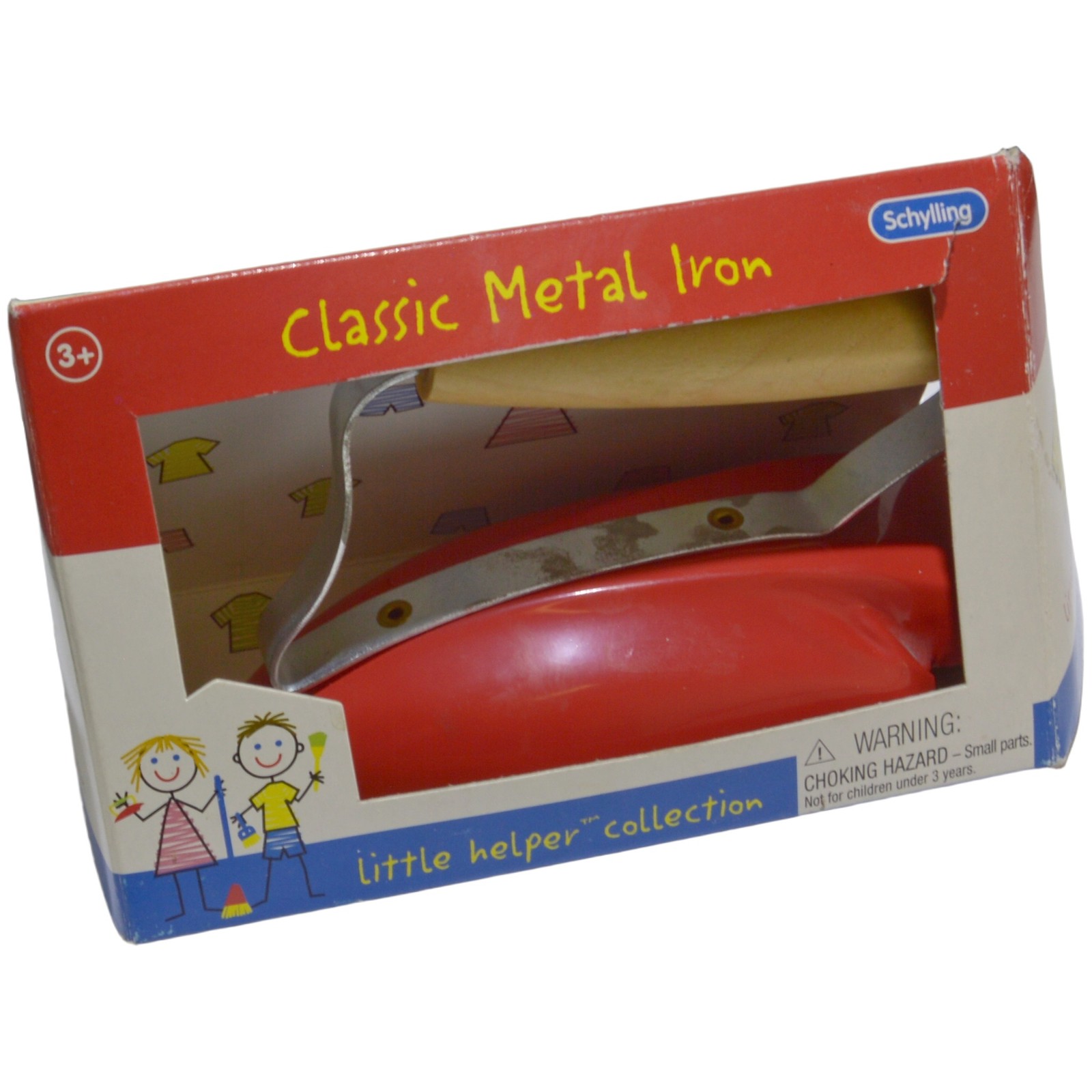 Schylling Classic Metal Iron Toy Child\'s Play Iron Little Helper New
