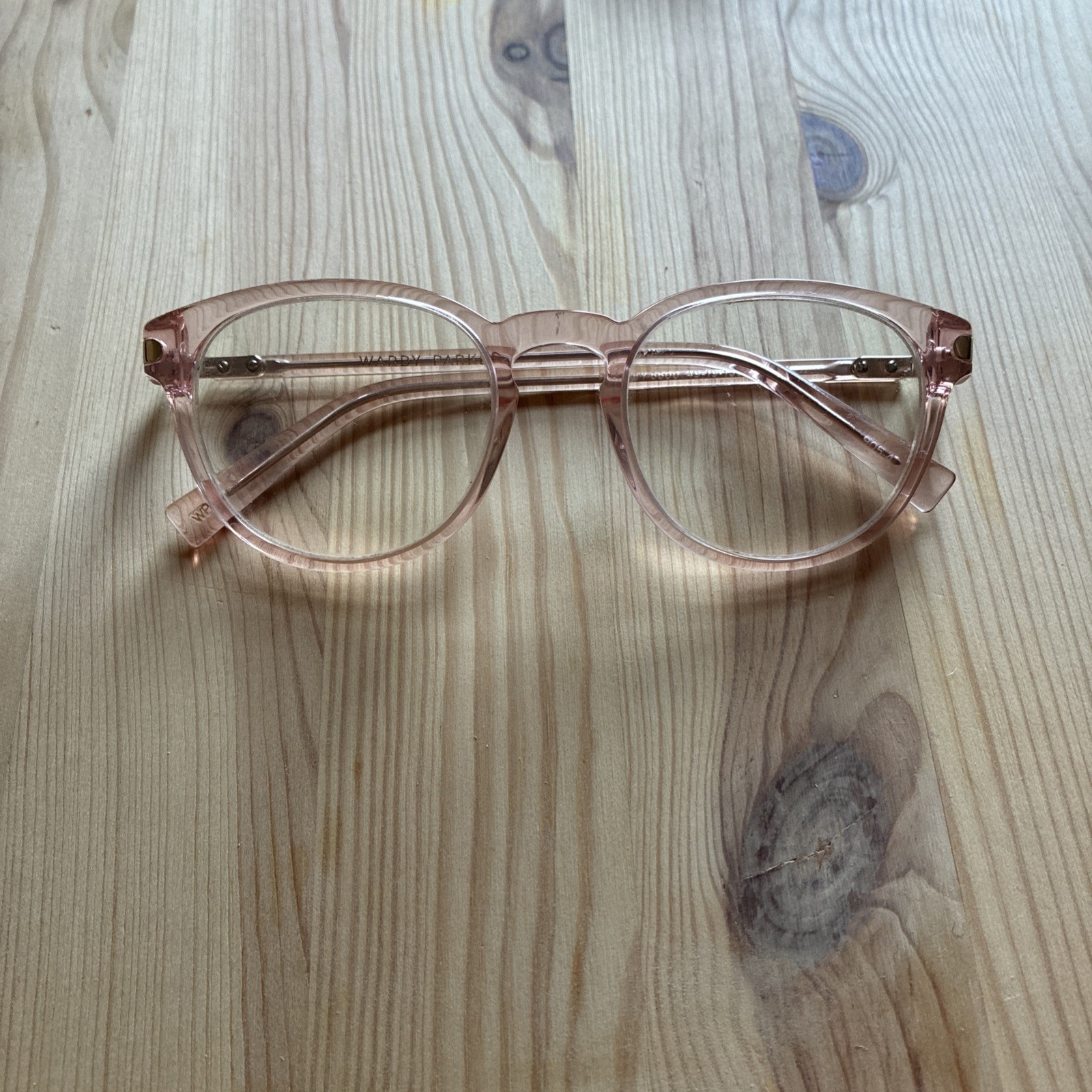 Warby Parker Percey 6600 Round Pink Clear Eyeglasses Frames only 49*19*135 Italy Warby Parker Percey 6600 Round Pink Clear Eyeglasses Frames only 49*19*135 Italy