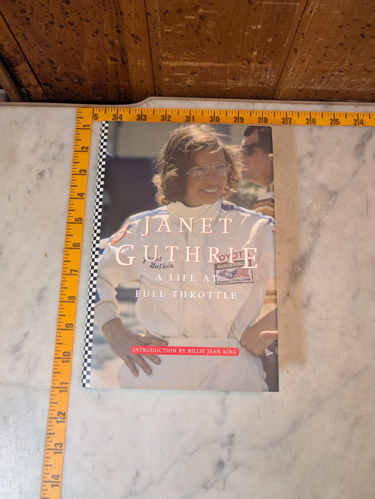 SIGNED Janet Guthrie A Life At Full Throttle Hardcover Book - Indy - Daytona 500