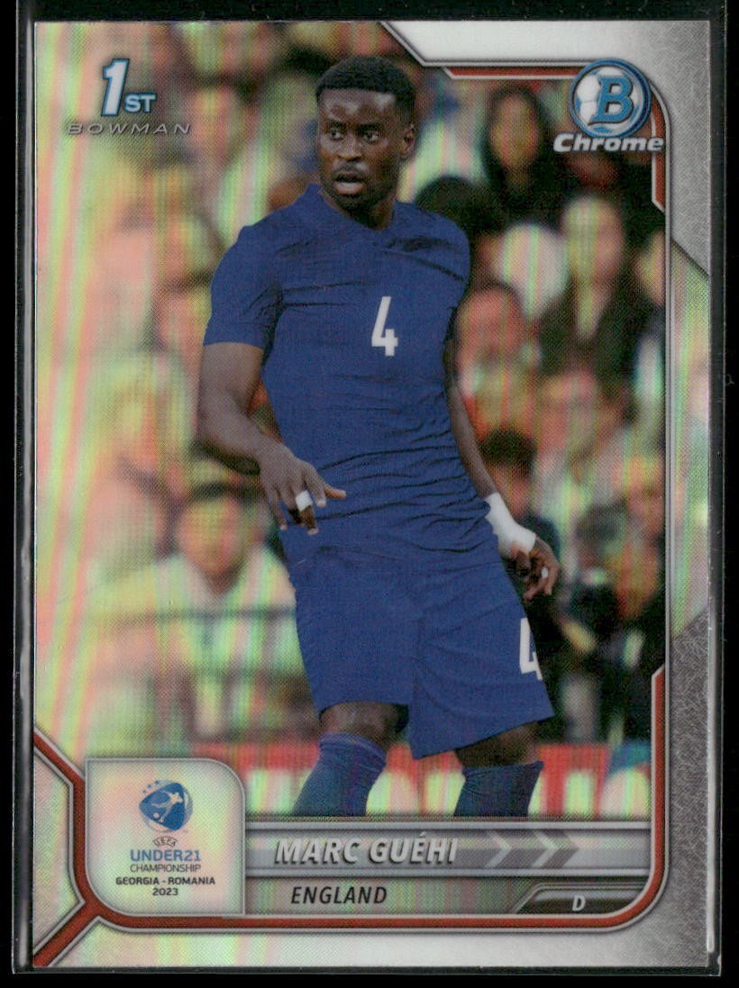 2022-23 Bowman Chrome Uefa Under21 - Marc Guehi #69 Refractor 1st 2022-23 Bowman Chrome Uefa Under21 - Marc Guehi #69 Refractor 1st