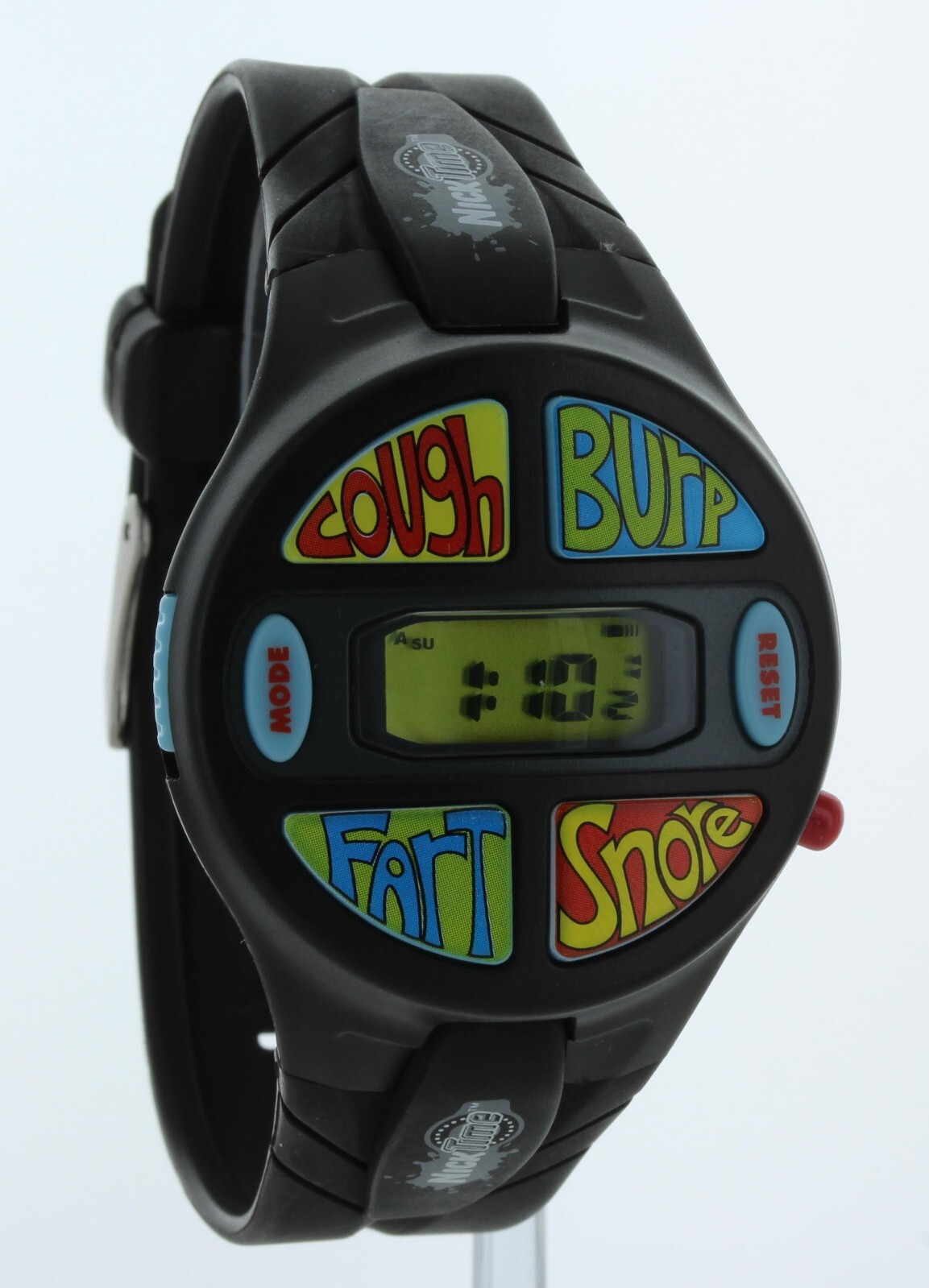 Vintage, Nick time Silly Sounds Watch with four Sounds Cough, Burp, Fart, Snore Vintage, Nick time Silly Sounds Watch with four Sounds Cough, Burp, Fart, Snore