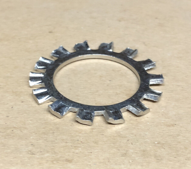 (10) 1” inch External Tooth Lock Washers Star Steel Zinc (Fits 1” Bolt Shaft)