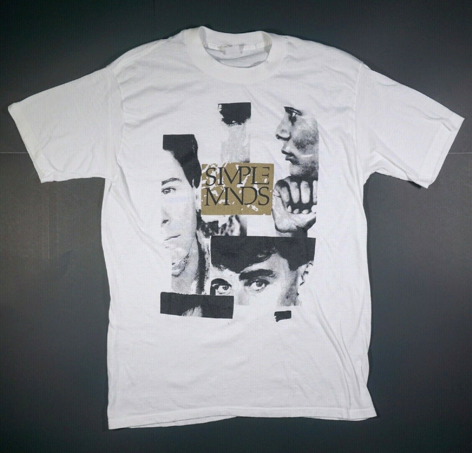 Vintage Simple Minds 1985-86 World Tour  Gift For Fan White  All size Shirt AH57