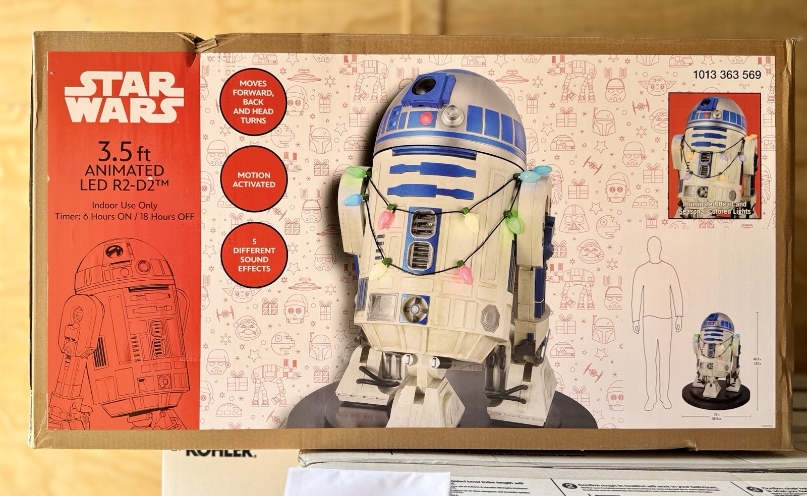 Star Wars 3.5ft Animated LED R2-D2 with Sound and Light Effects Star Wars 3.5ft Animated LED R2-D2 with Sound and Light Effects