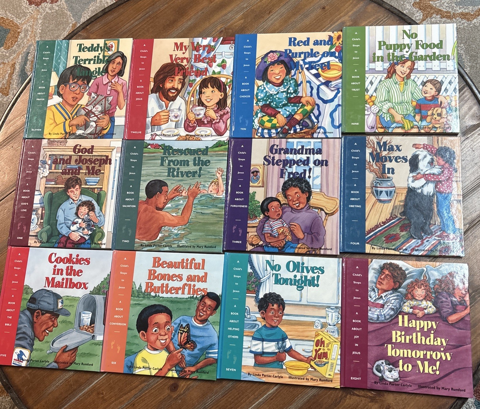 A Child's Steps to Jesus by Linda Carlyle Vtg Set 1 - 12 Age 4-7 Complete Set A Child's Steps to Jesus by Linda Carlyle Vtg Set 1 - 12 Age 4-7 Complete Set