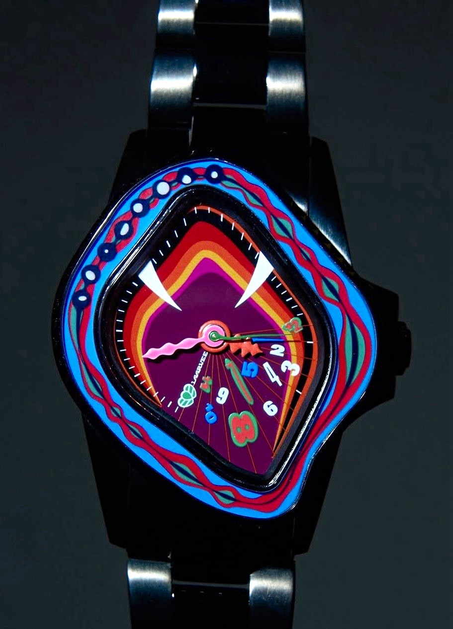 LAARVEE x KITH Forbidden Fruit 1 of 250 RARE-Limited Edit. Auto 45x40mm Blk 30m