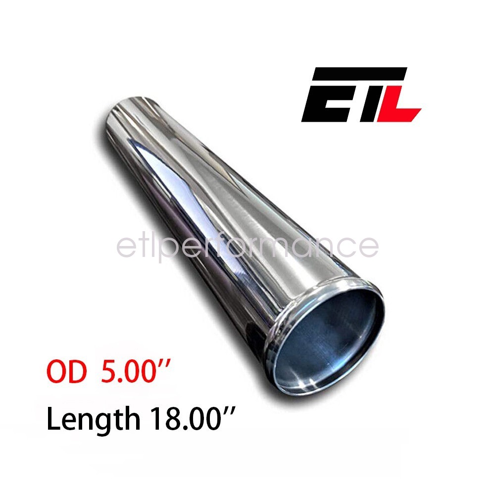 Aluminum Straight Pipe Tube 5.00 Aluminum Straight Pipe Tube 5.00