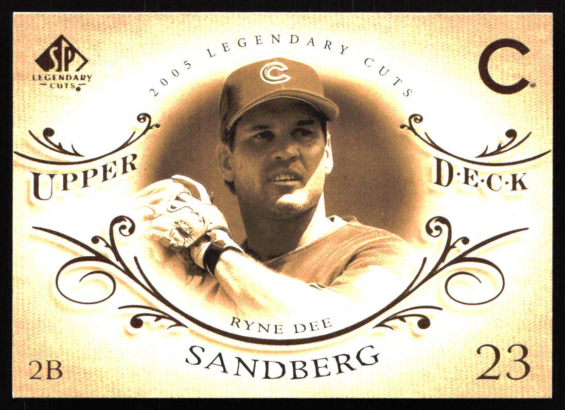 2005 SP Legendary Cuts #74 Ryne Sandberg 2005 SP Legendary Cuts #74 Ryne Sandberg