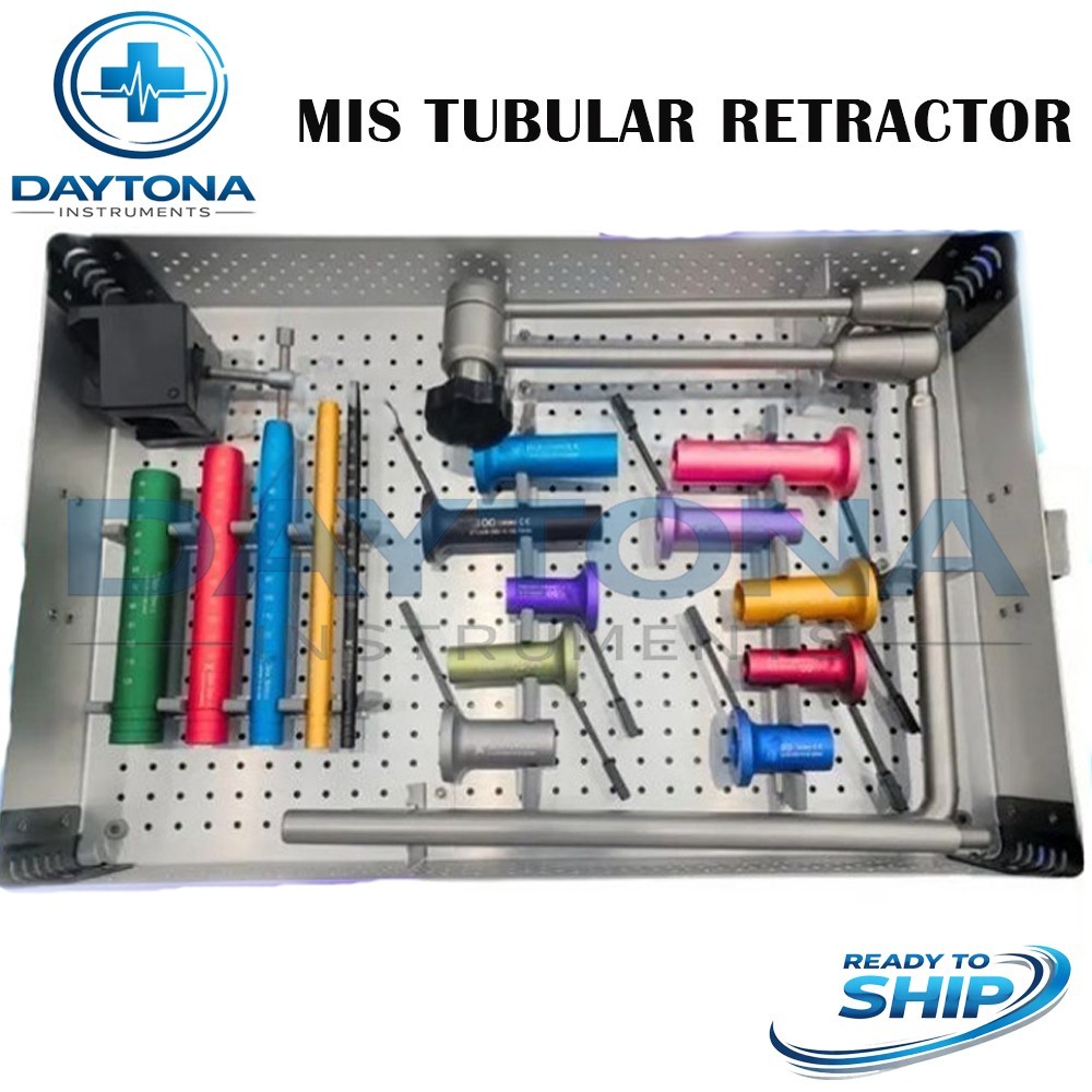 Premium Mis Tubular Retractor Spine Instruments With Sterilization Case