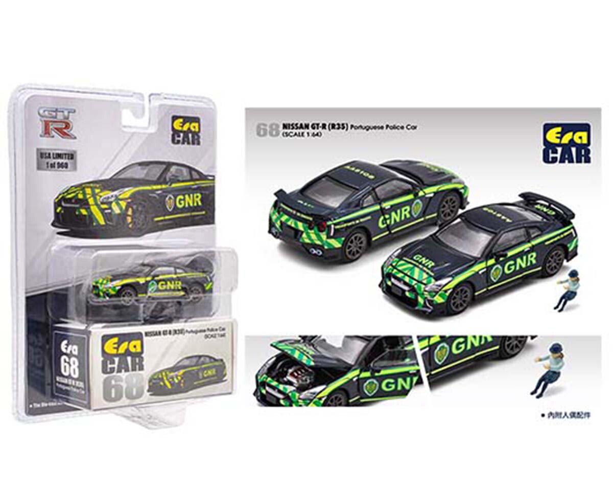 Era Car 1:64 Nissan GT-R (R35) Portuguese Police Model Car With Figure NS21GTR68 Era Car 1:64 Nissan GT-R (R35) Portuguese Police Model Car With Figure NS21GTR68