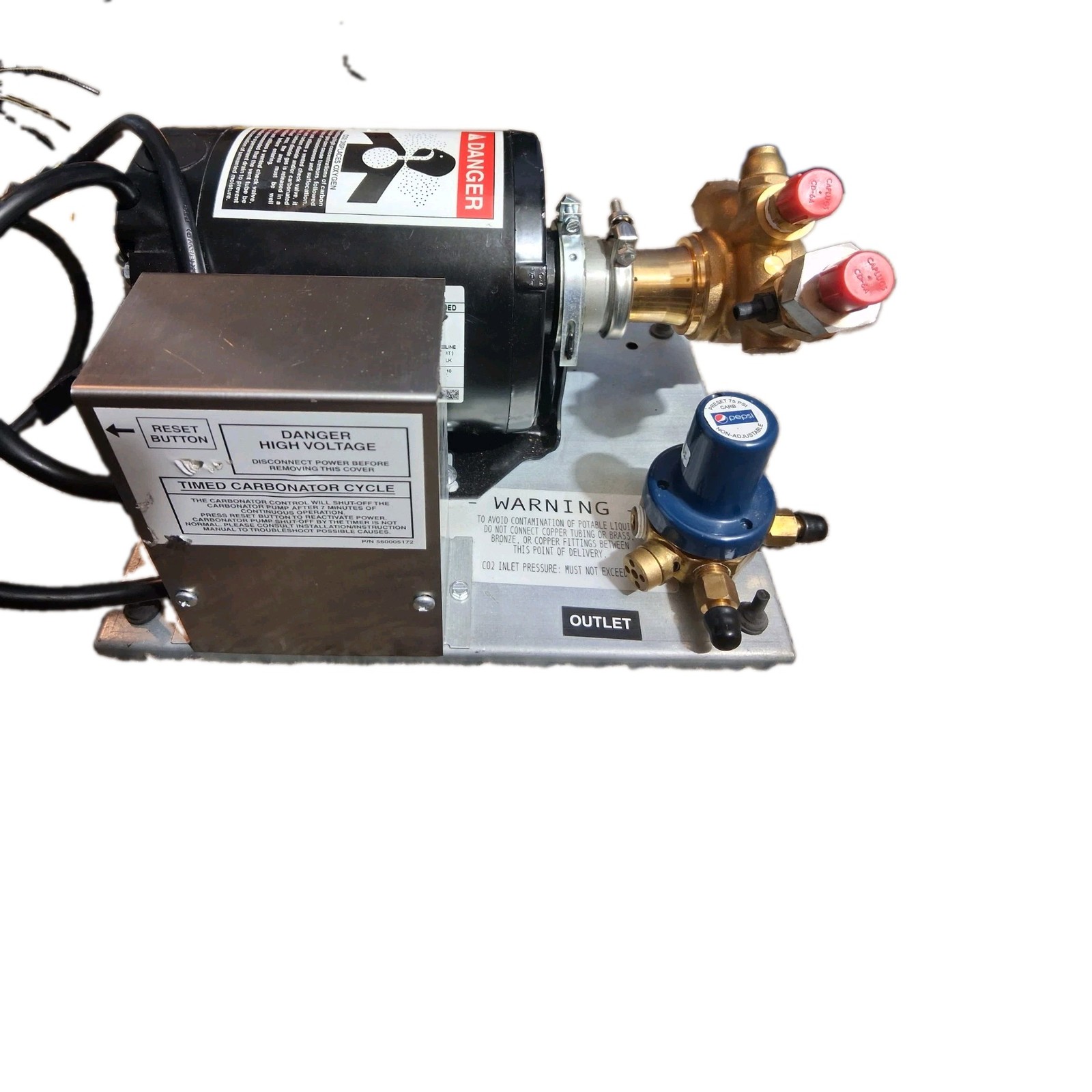 Cornelius Kit Pump/Motor Intelli Carb 115V 629087457- New open box