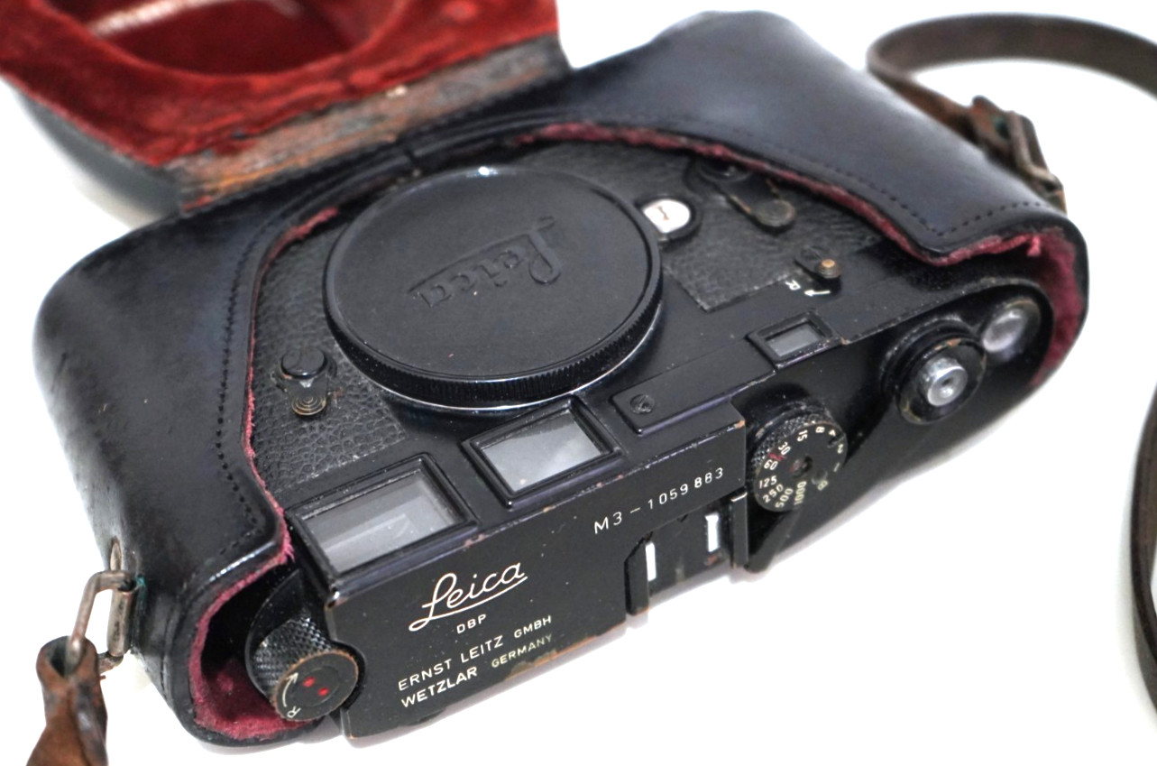 Leica M3 N.1059883 Black 1962 Unrestored Untouch in Original Condition As Found