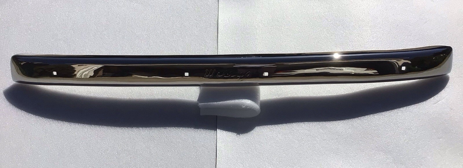 S WILLYS JEEPSTER TRUCK NEW TRIPLE PLATED CHROME REAR BUMPER 1950s OEM S WILLYS JEEPSTER TRUCK NEW TRIPLE PLATED CHROME REAR BUMPER 1950s OEM