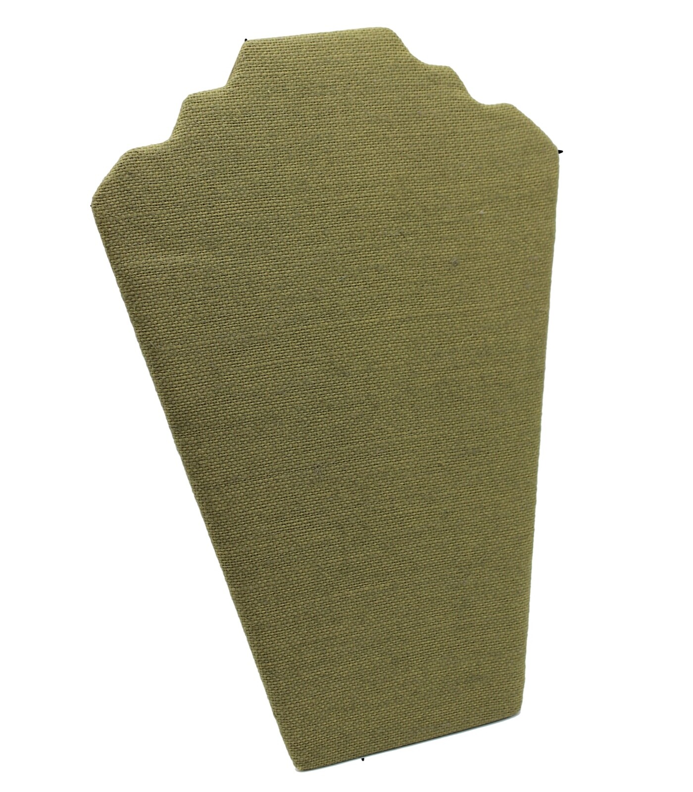24 pcs Green Jute Necklace Display  Stand 2 Dozen Necklace Easel Mannequin