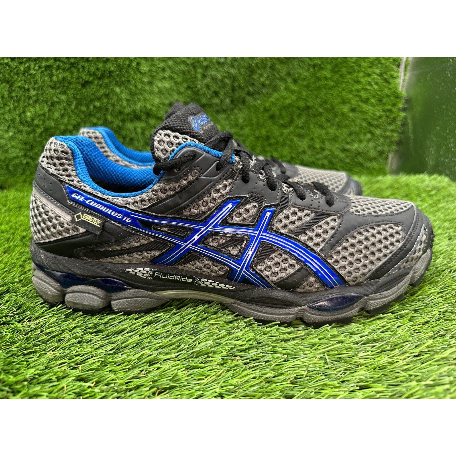 Asics Gel-Cumulus 16 T4B0N Athletic Sneaker Mens 9.5 Gray Synthetic Training Gym