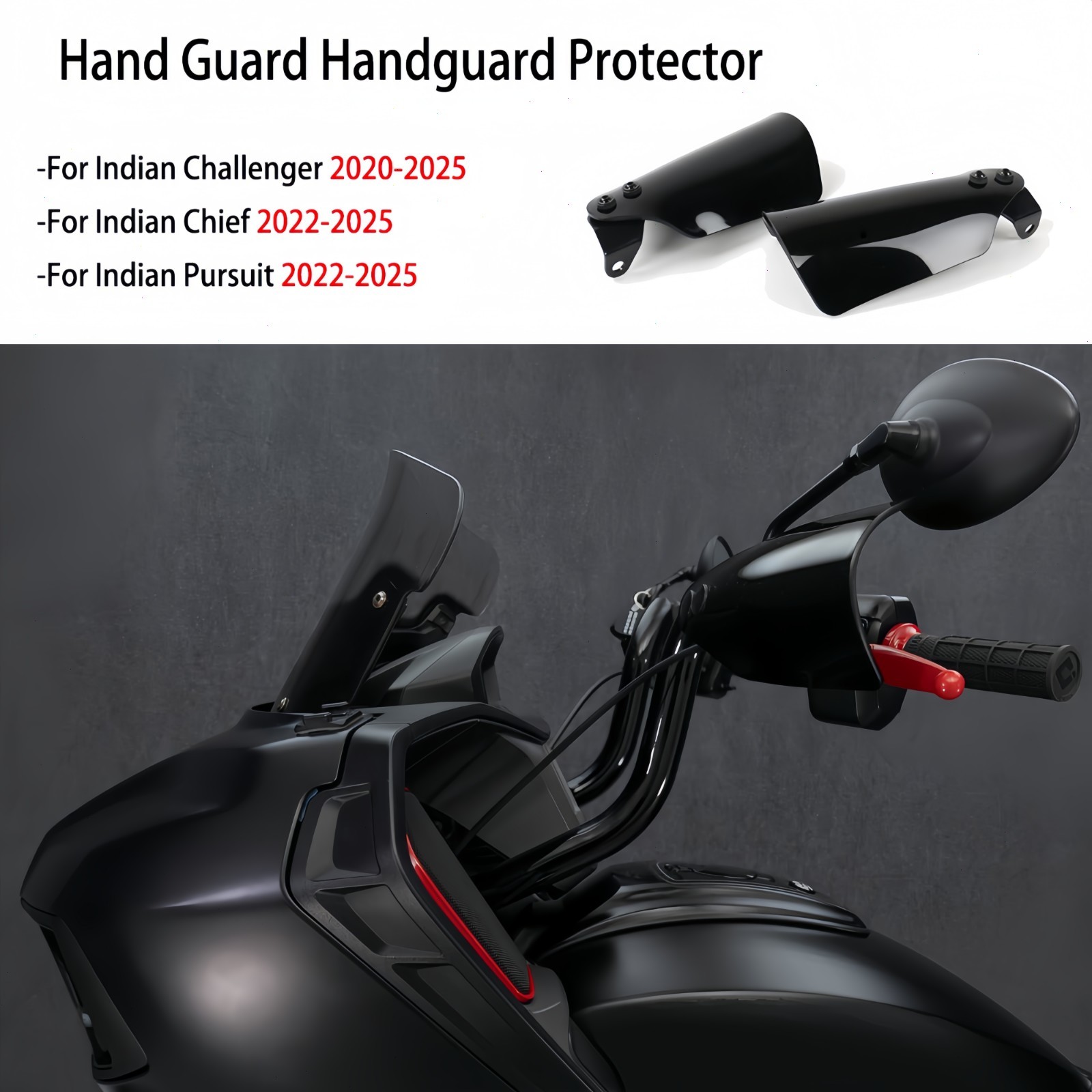 Handguards Protector Cover For Indian Sport Chief Super Chief 2023 -2025 Pursuit