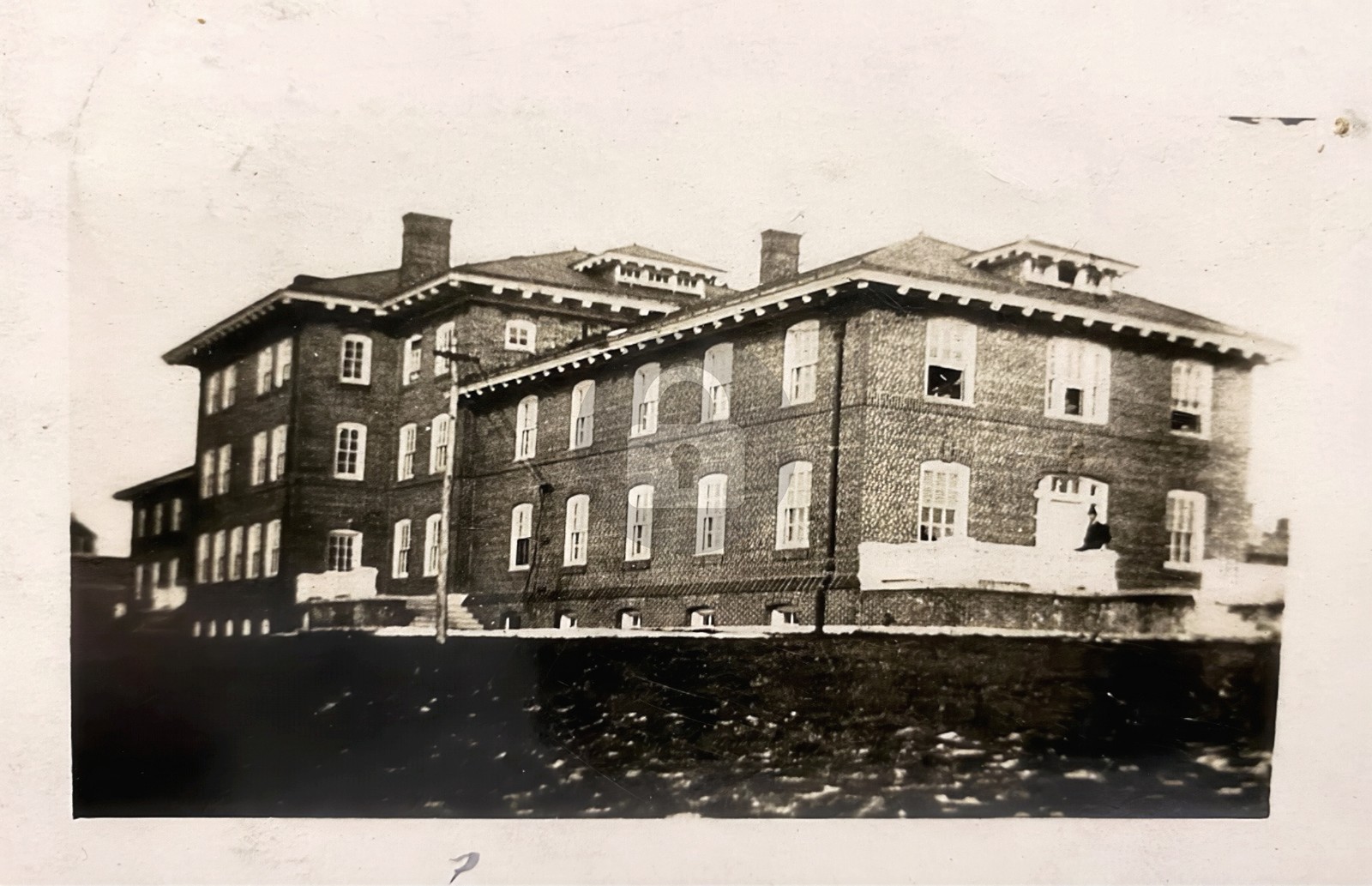Medfield Massachusetts MA 1910 State Hospital Asylum RPPC Photo Postcard COPY