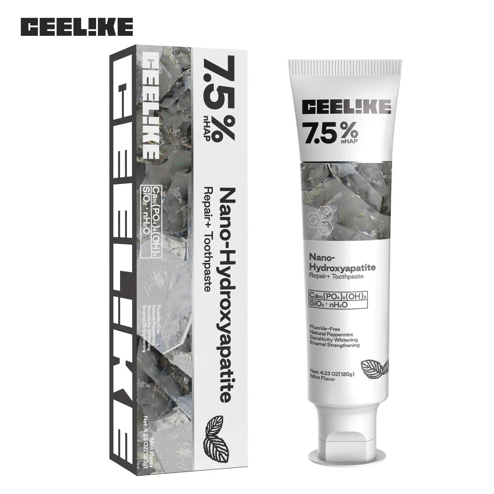 CEELIKE 7.5% Nano Hydroxyapatite Toothpaste - 4.23 oz