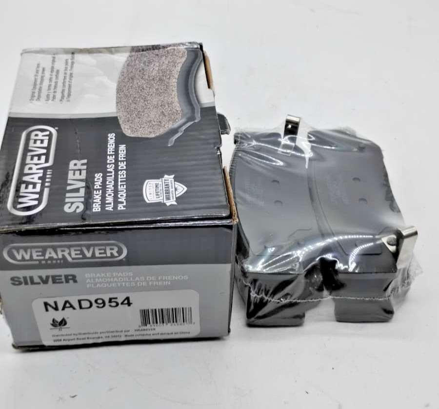Wearever Silver NAD954 Rear Brake Pads Kia Sorento 2003-2009 Sedona Entourage Wearever Silver NAD954 Rear Brake Pads Kia Sorento 2003-2009 Sedona Entourage