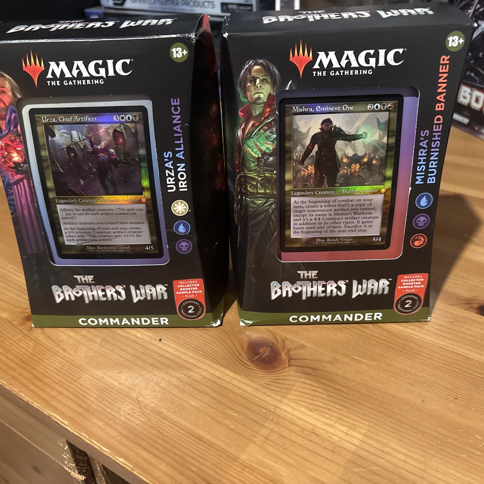 MTG-Brothers War Commander Decks set of 2 sealed decks-Urza /Mishra- MTG-Brothers War Commander Decks set of 2 sealed decks-Urza /Mishra-