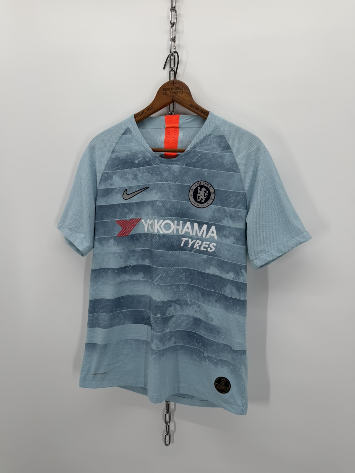 Chelsea FC 2018 - 2019 3rd Kit Jersey Size Large Light Blue Vaporknit Chelsea FC 2018 - 2019 3rd Kit Jersey Size Large Light Blue Vaporknit