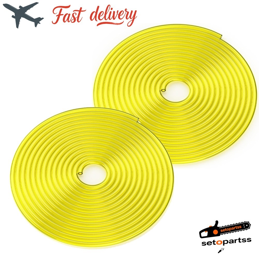 2X 32 Feet 2mmx3.5mm Fuel Line For Chainsaw Blower Trimmer Lawn Mover Gas Engine