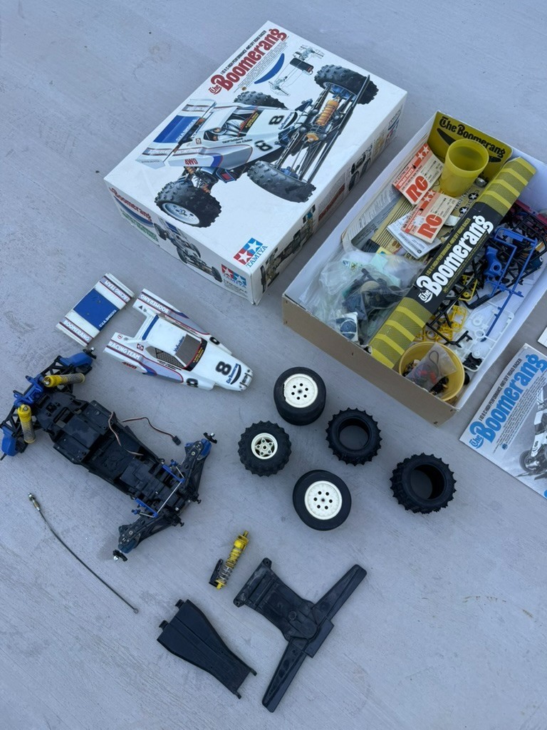 Vintage 1986 Tamiya Boomerang 1/10 4WD w/ Box 58055 5855 (Project As-Is)