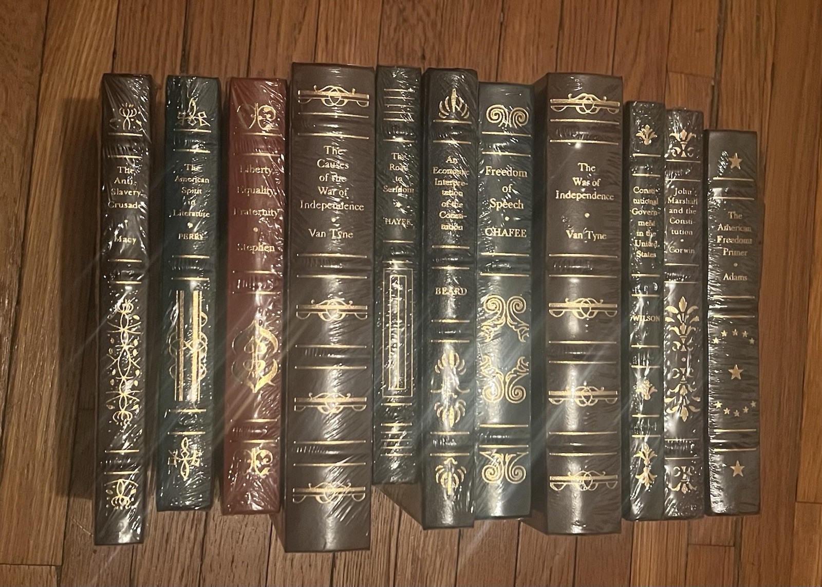 CHOOSE TWO: NEW in plastic: Fine Binding Leather Bound Hardcover Palladium Press CHOOSE TWO: NEW in plastic: Fine Binding Leather Bound Hardcover Palladium Press