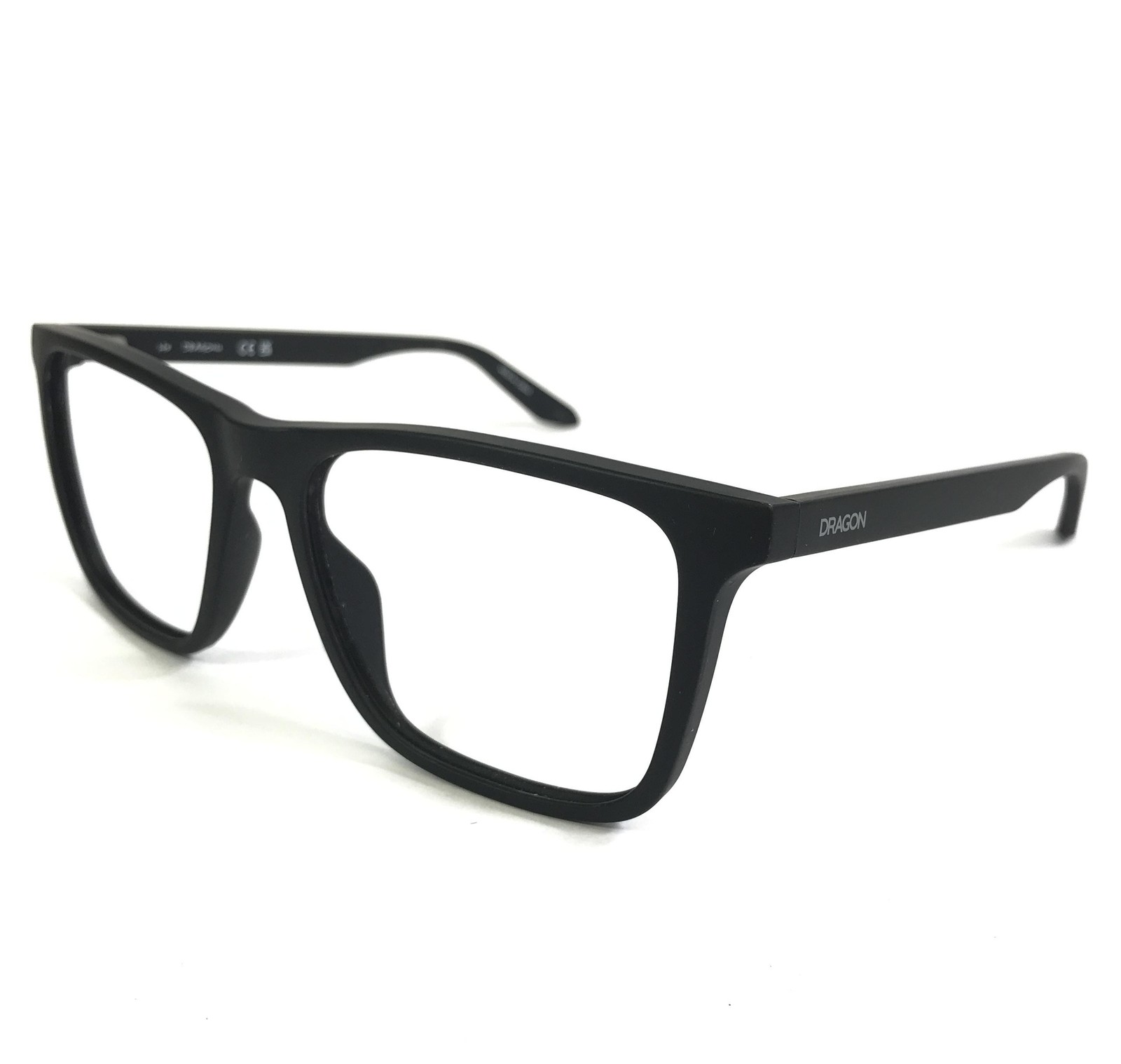 Dragon Eyeglasses Frames RENEW LL 002 Matte Black Square Full Rim 58-18-145