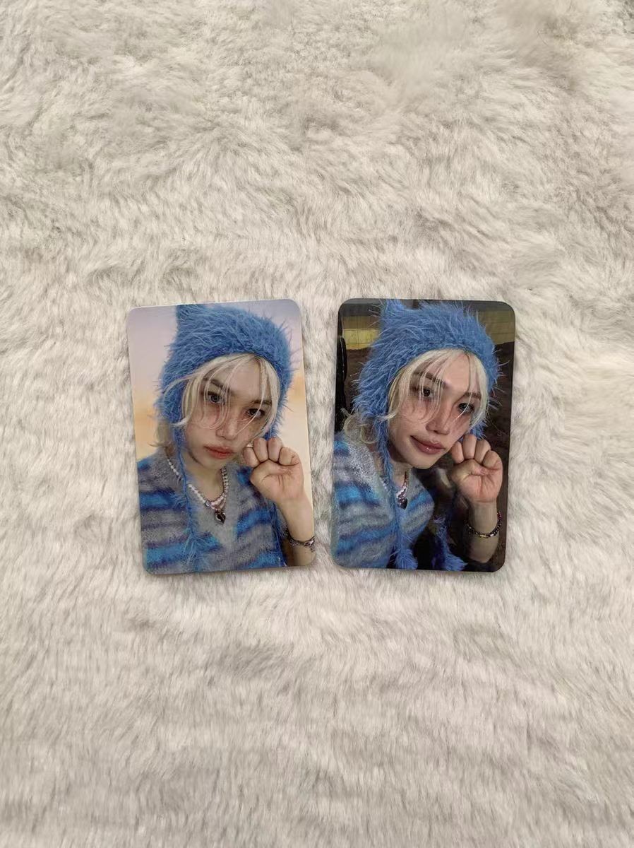2PC Stray Kids Felix ATE Double Sided Official Photo Card PC From Japan #NICE