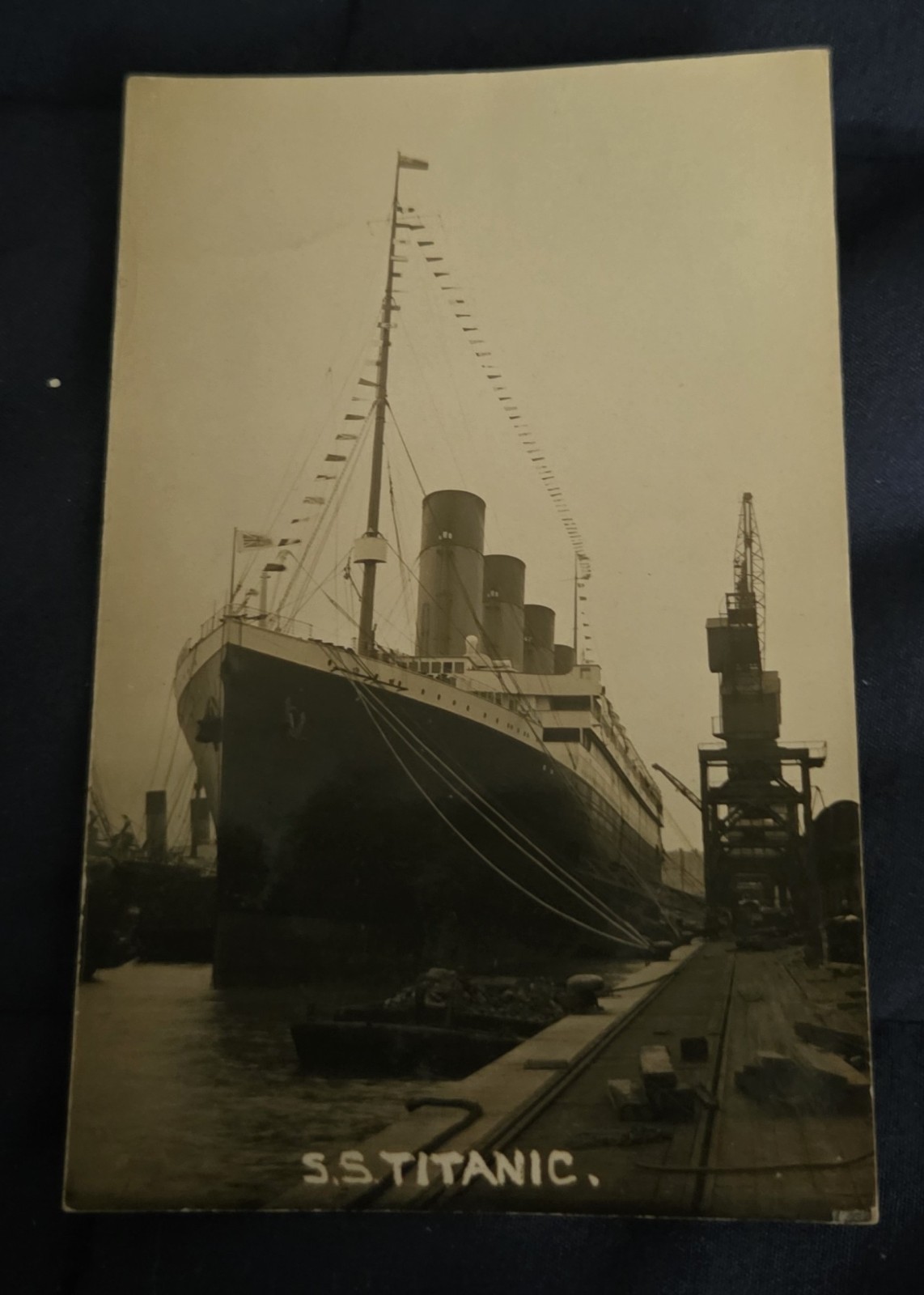S.S. TITANIC - WHITE STAR LINE - REAL PHOTO POSTCARD - RPPC SOUTHAMPTON S.S. TITANIC - WHITE STAR LINE - REAL PHOTO POSTCARD - RPPC SOUTHAMPTON