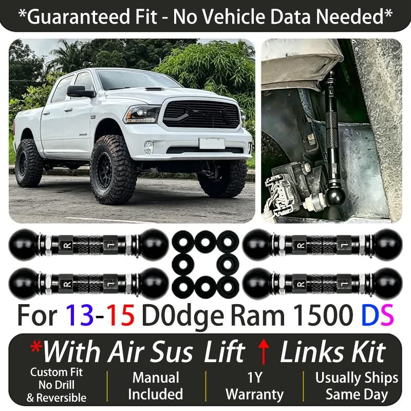 🔥Adjustable Leveling Links Lift Kit for 2013-2015 RAM 1500 DS Air Suspension