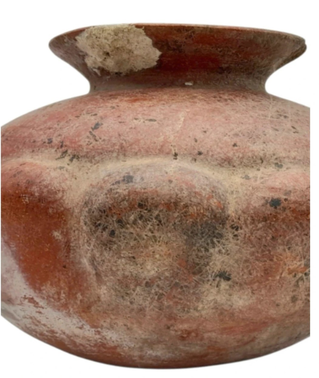 Ancient Pre-Columbian Colima Red Clay Vessel Gourd Form c.300 BC–AD 300