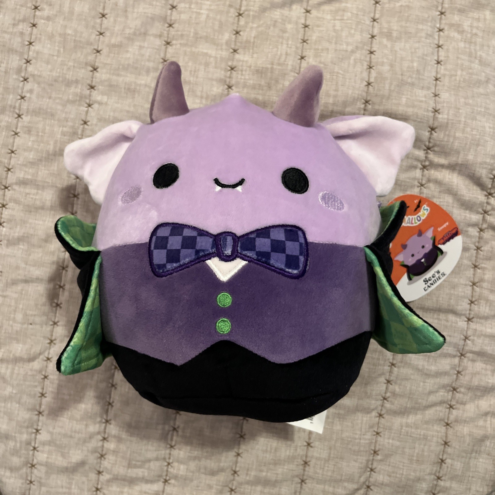 Squishmallow 2025 SOUPY The Vampire Goblin, Sees Candies Exclusive 7\ Squishmallow 2025 SOUPY The Vampire Goblin, Sees Candies Exclusive 7\