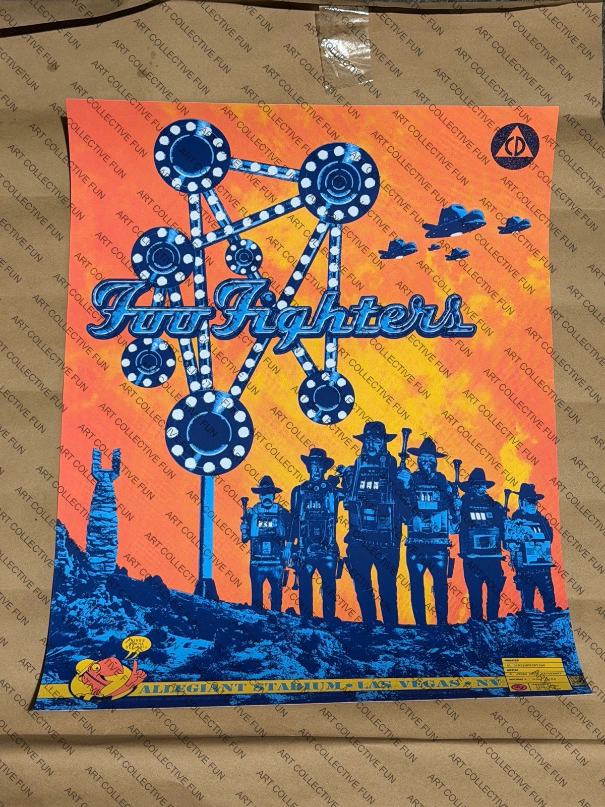 Foo Fighters Poster Las Vegas September 26, 2026 Tour LE465